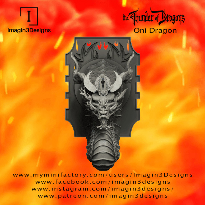 Pre-supported Oni Dragon image