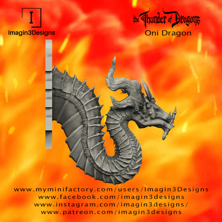 Pre-supported Oni Dragon image