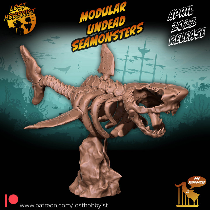 Undead skeleton Sea Monsters Full Set image