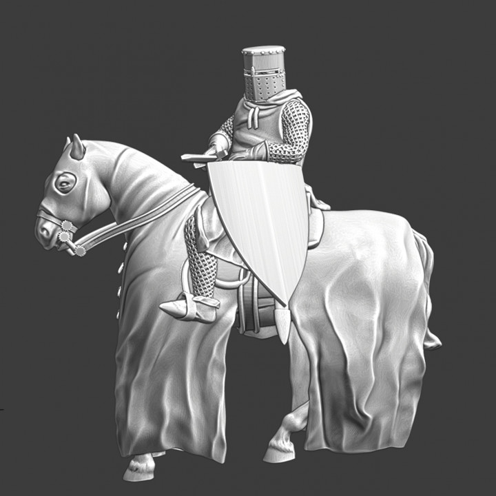 Medieval mounted Teutonic Knight - A Tribute image
