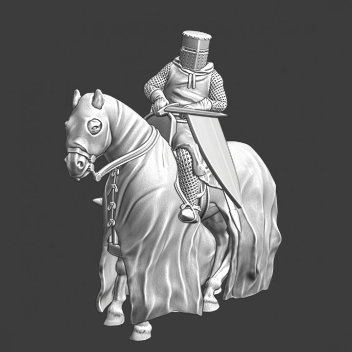 Medieval mounted Teutonic Knight - A Tribute image