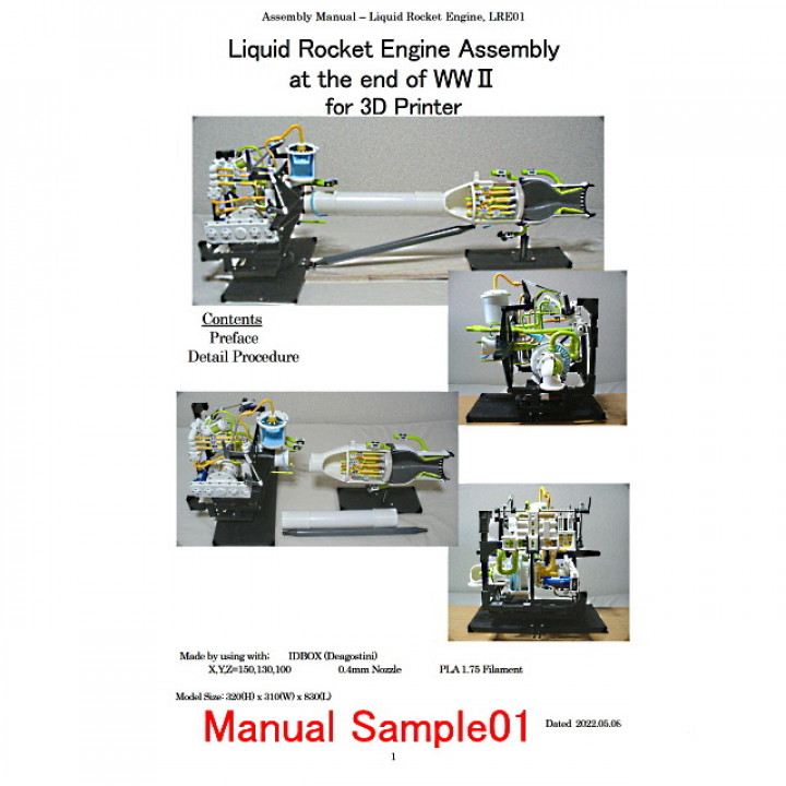 Liquid Rocket Engine Assembly, at the end of WWⅡ image