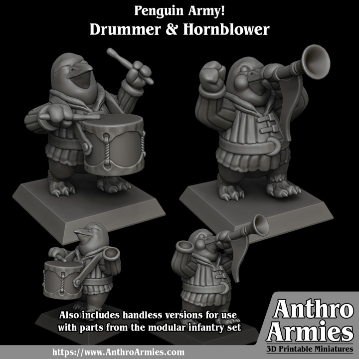 Penguin Drummer & Hornblower image