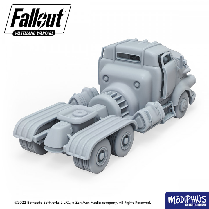 Fallout: Wasteland Warfare - Print at Home - Flatbed Truck image