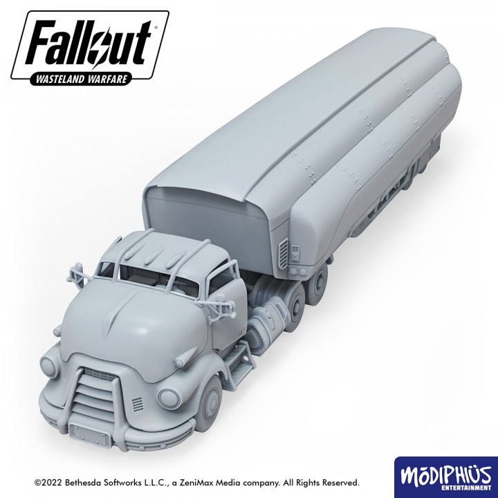 Fallout: Wasteland Warfare - Print at Home - Flatbed Truck image