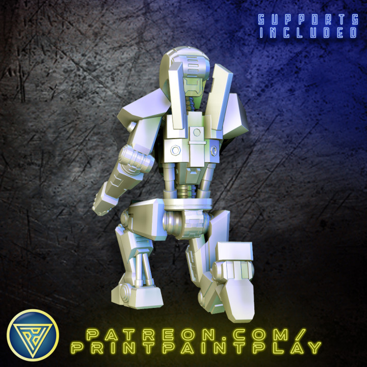Imperial Battle Robots Set image