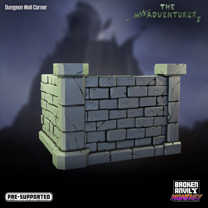The Mis-Adventurers - Dungeon Wall Corner image