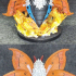 Kaijumon Fire Moth print image