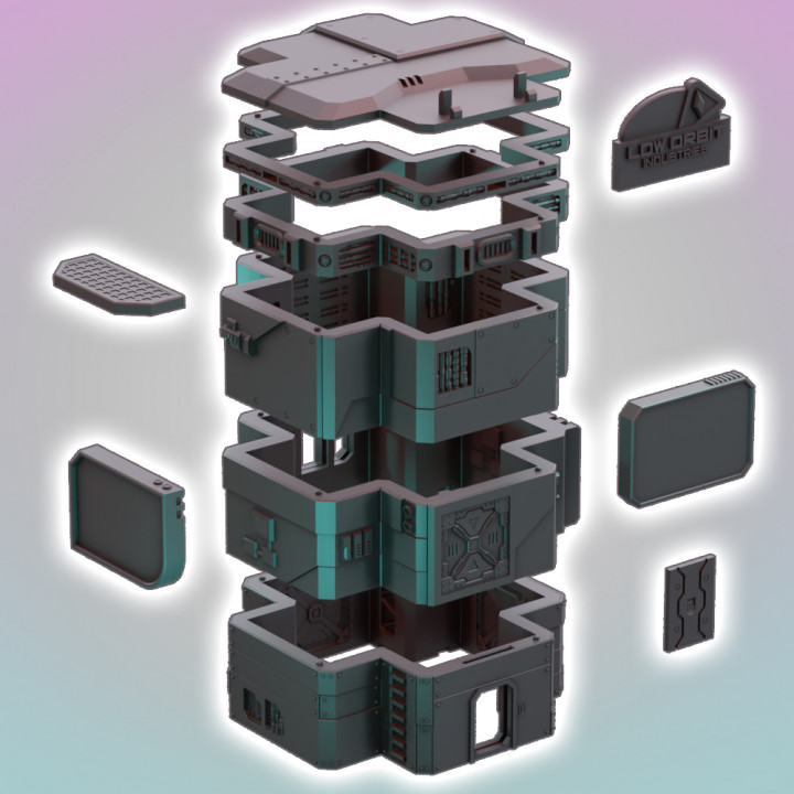 Flatline City – Corpo Tower image