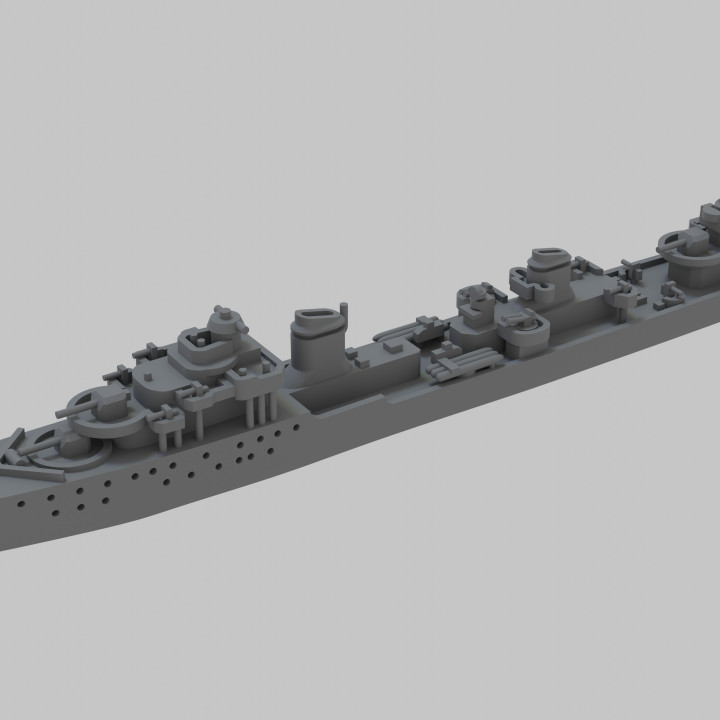 Le Fantasque class Destroyer Marine Nationale WW2 image