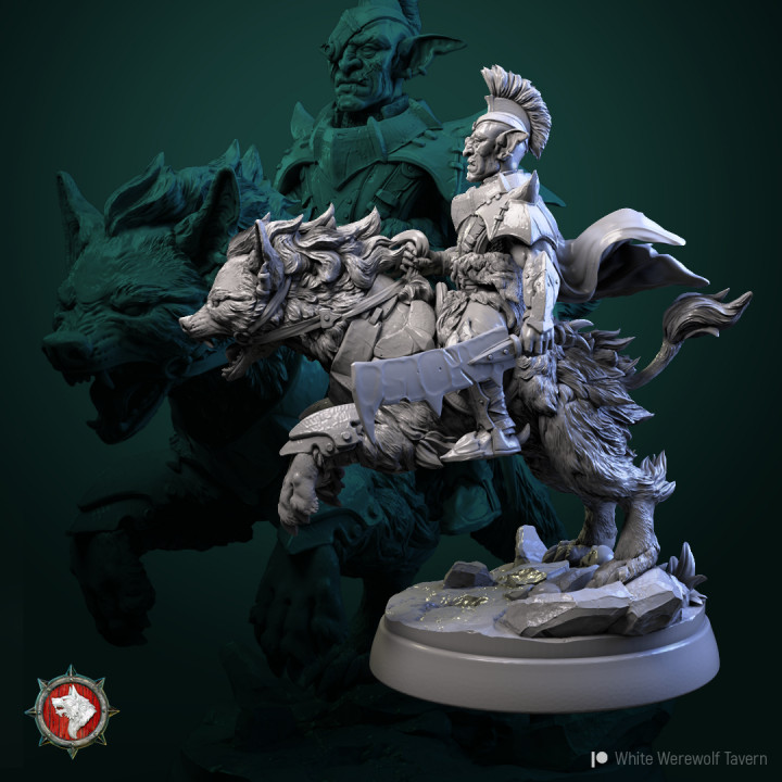 Goblin Raider Hordog Squeaky Eye 32 mm pre-supported image