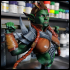 Goblin Queen bust pre-supported print image