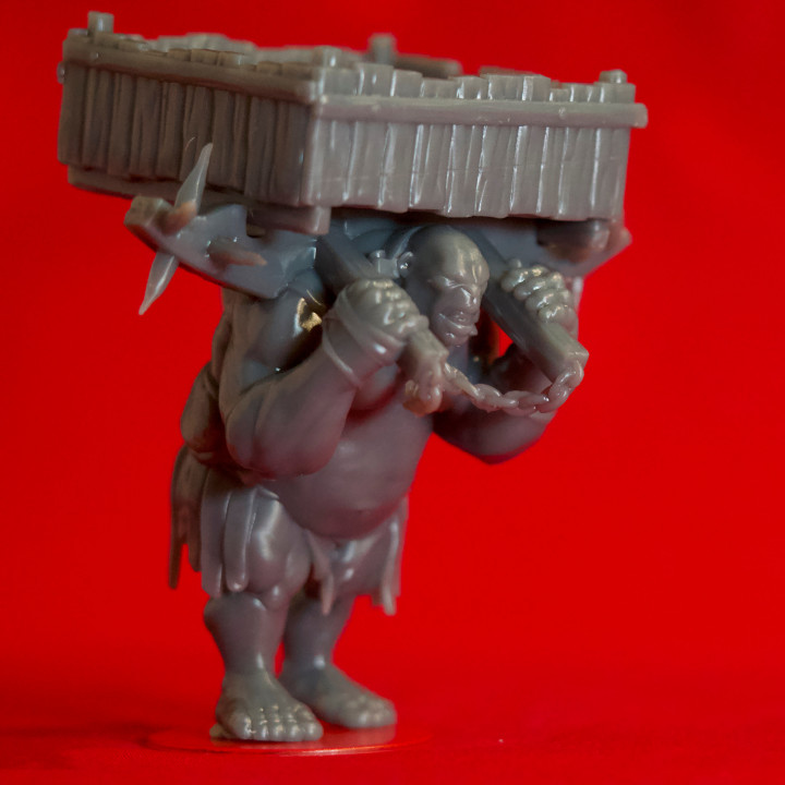 Ogre Loader - Book of Beasts - Tabletop Miniatures (Pre-Supported) image