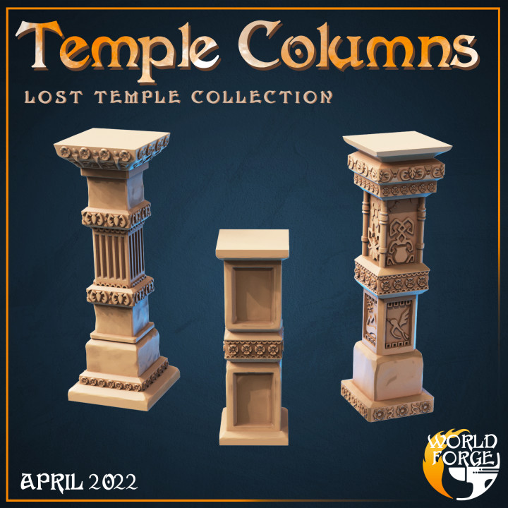 Temple Columns x3 image