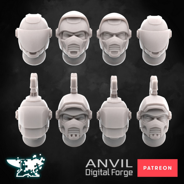 Unity Council Guard and Warden Drones - Anvil Digital Forge April 2022 image