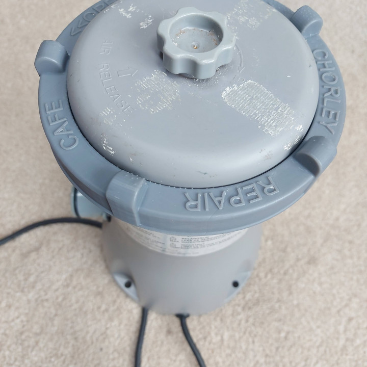 3D Printable Bestwat Flowclear 58386 Pool Filter Cap by SHAREPAIR