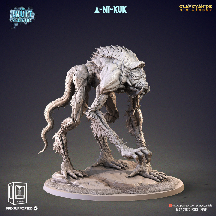 Metazoo Kickstarter Exclusive newest A-MI-KUK Numbered Artwork 21/35