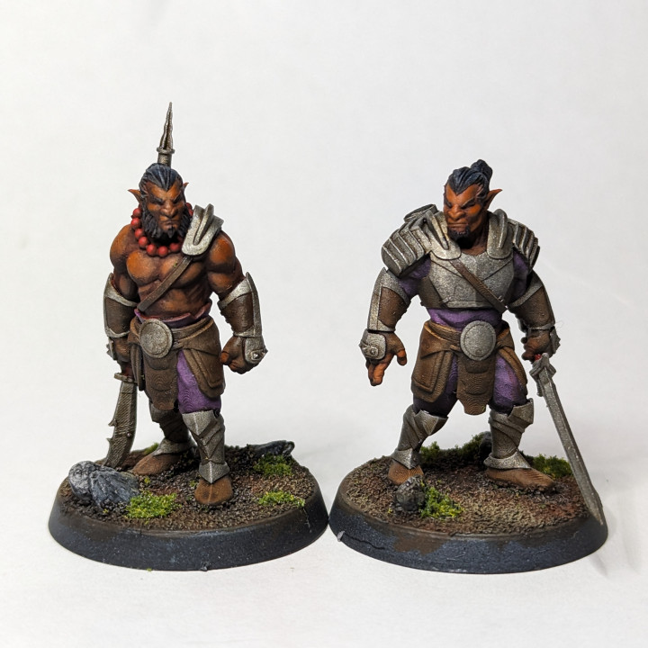 3D Print Of Hobgoblin Warband - Book Of Beasts - Tabletop Miniatures ...