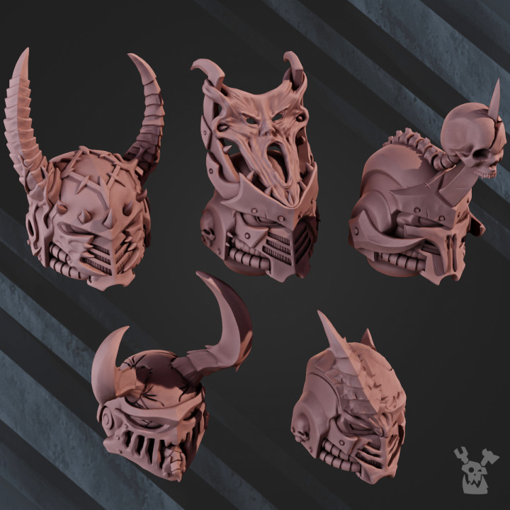 CW "Predators" Head Bits Set x5 image