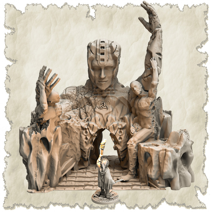 3D Printable Lost portal in the temples of Azoroth - PACK by Sawant3D