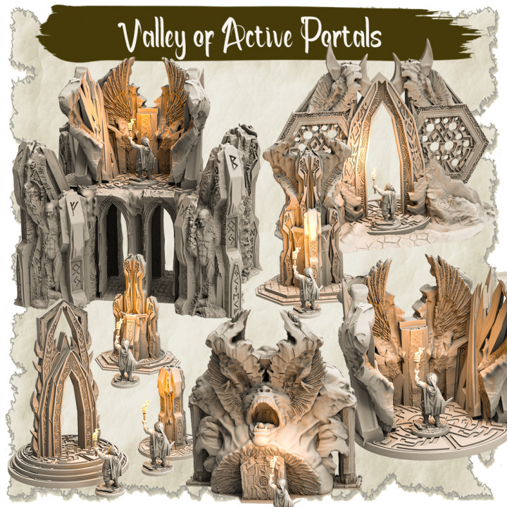 Valley of Active Portals - PACK image