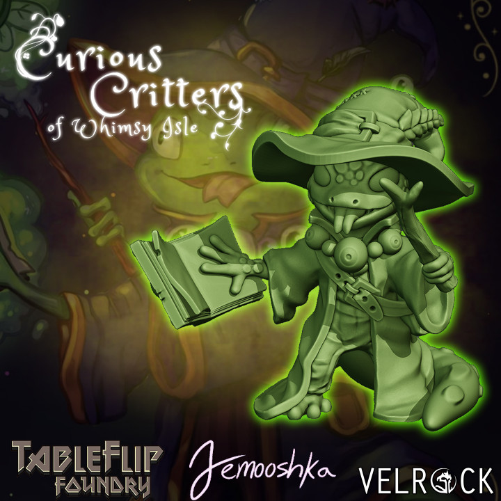 The Whimsy Mage, The Curious Critters of Whimsy Isle (PRESUPPORTED) image