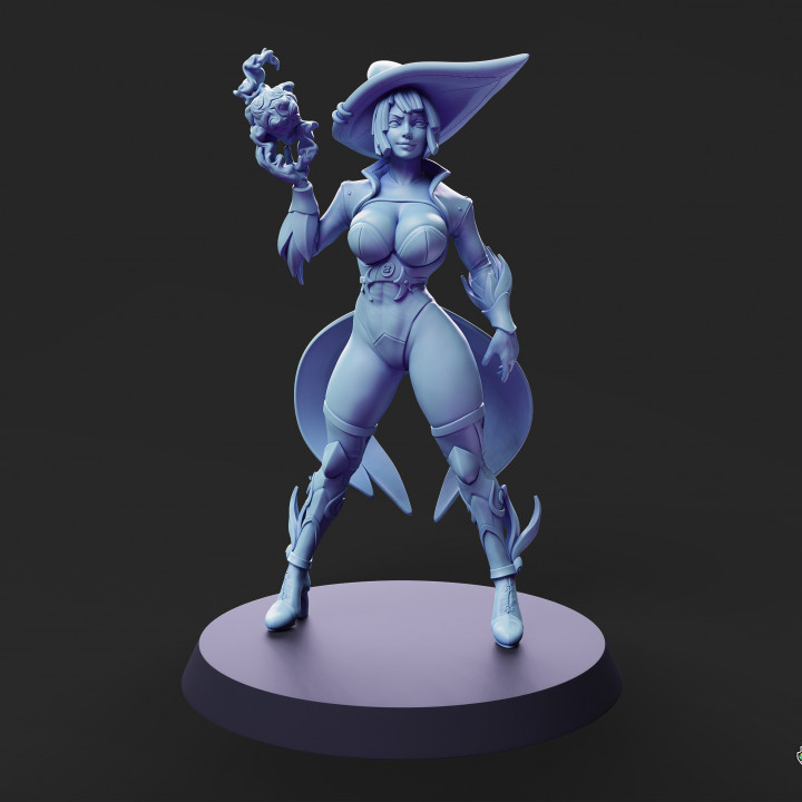 Arcane Witch Pose 1 - 6 Variants and Pinup image