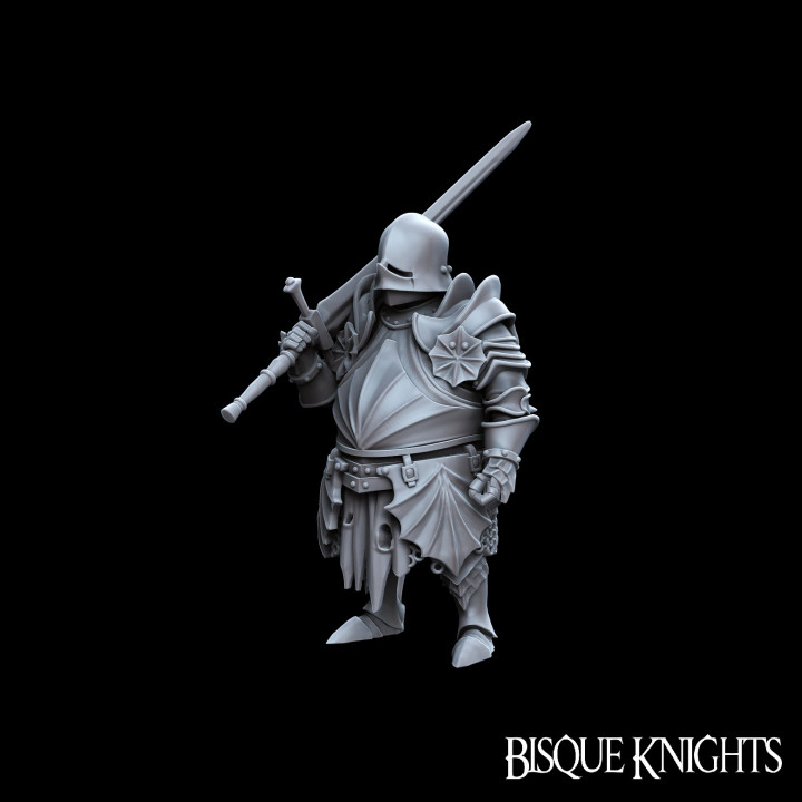 3D Printable Fladle Knights x5 by Saint Decent 3D Printable Fladle Knights x5 by Saint Decent