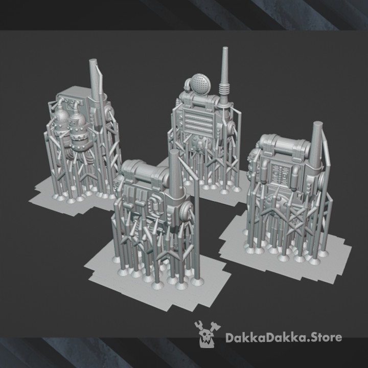Imperial Guard Backpack bits x4 image