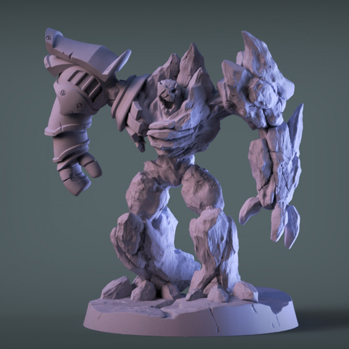 3D Printable Magic Golem 3 scales by Imp3dsion