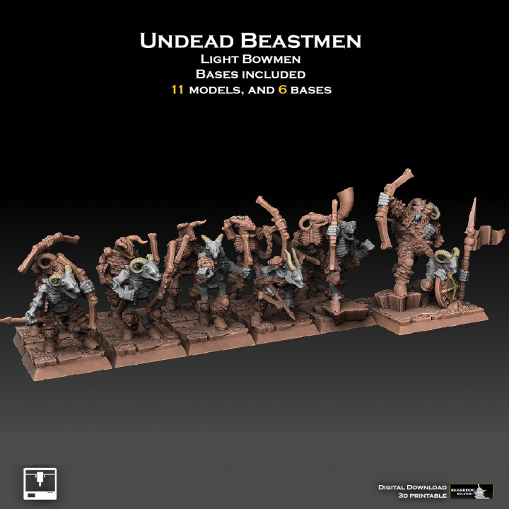 Undead Beastmen Light Bowmen image