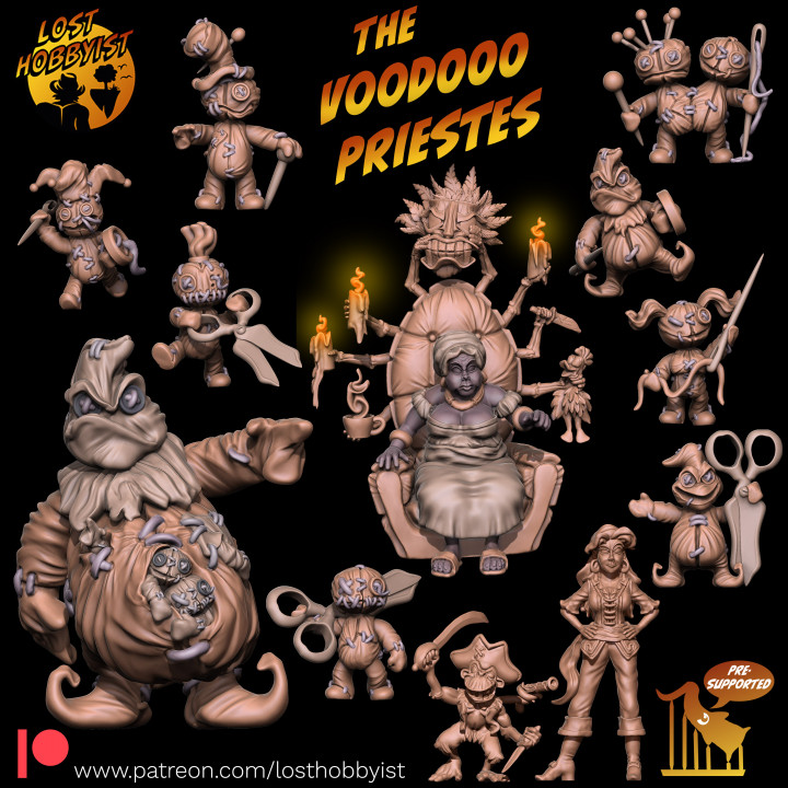 The Voodoo Priestes and her Dolls image