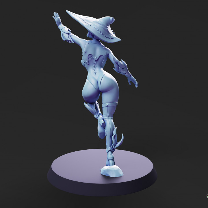 Arcane Witch Pose 2 - 4 Variants and Pinup image