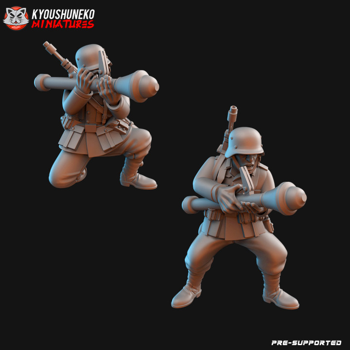 German Panzerfaust Unit ww2 image