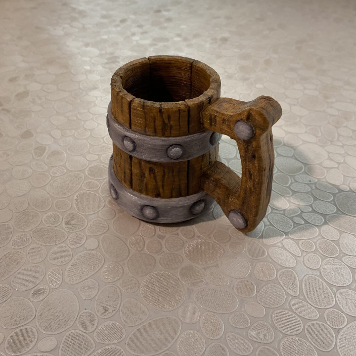 Wooden old cup image