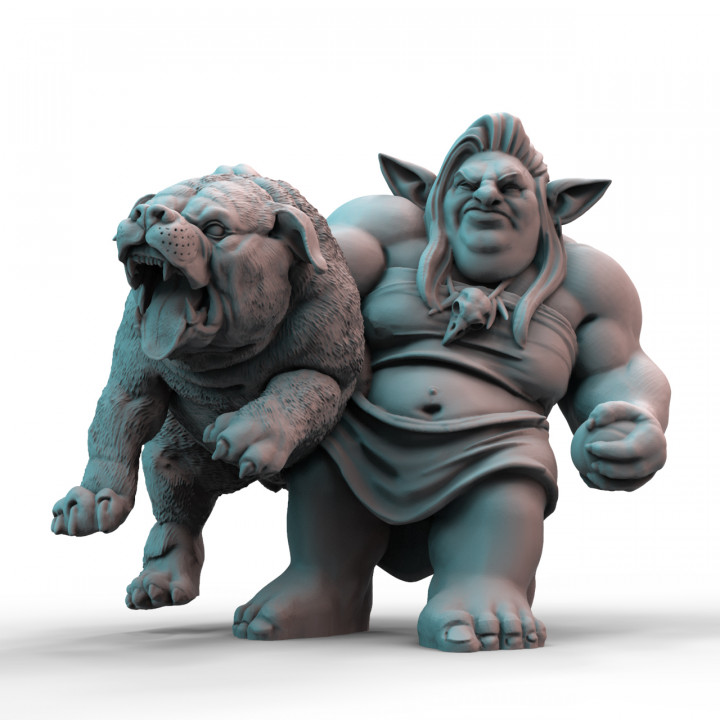 Goblin Dog Handler (pre-supported)