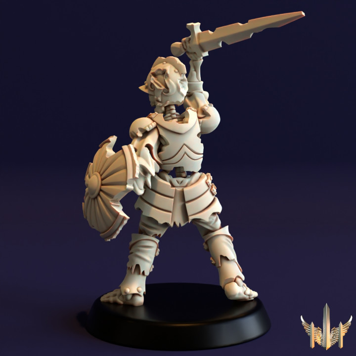 Skeleton Combatant Sword Pose 02 image