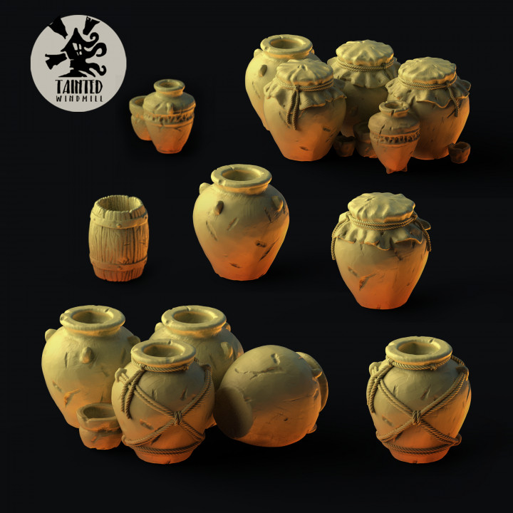 Clay Pots image