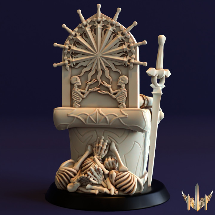 Conquistador King of the West on Throne image
