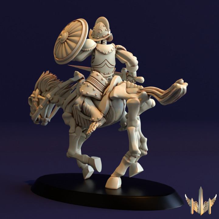 Skeleton Cavalry Sword Combatant Pose 01 image