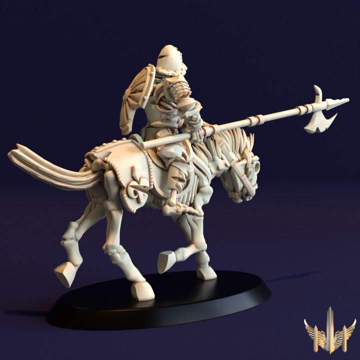 Skeleton Cavalry Commander Halberdier image