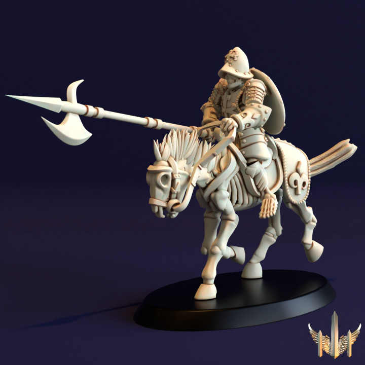 Skeleton Cavalry Commander Halberdier image