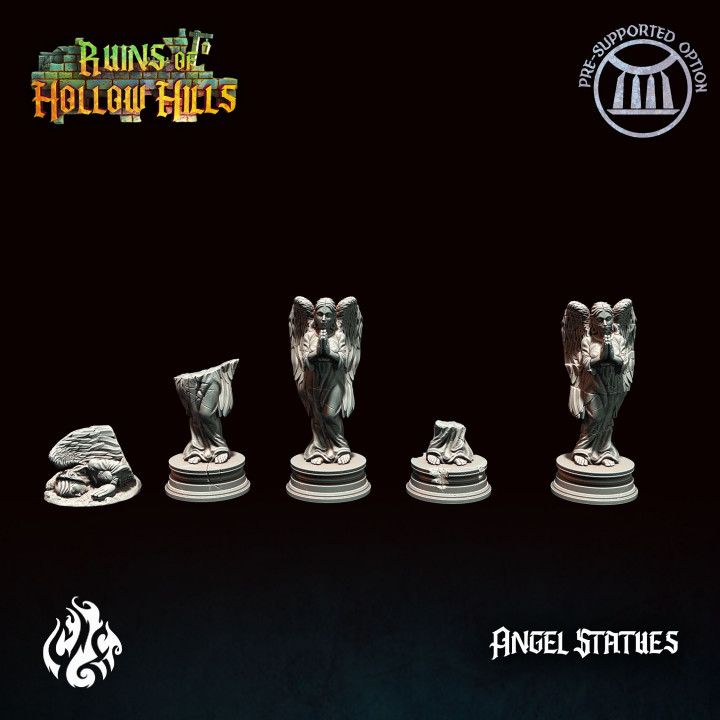Angel Statues - Ruins of Hollow Hills image