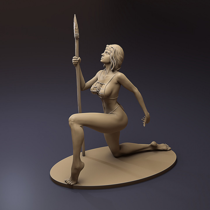 Spear girl image