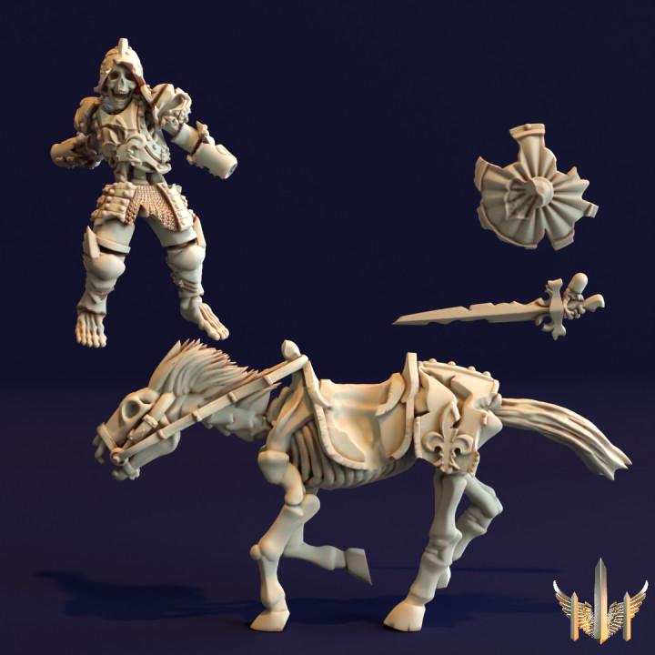 Skeleton Cavalry Sword Commander image