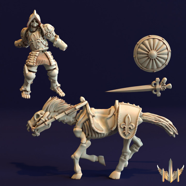 Skeleton Cavalry Sword Commander image