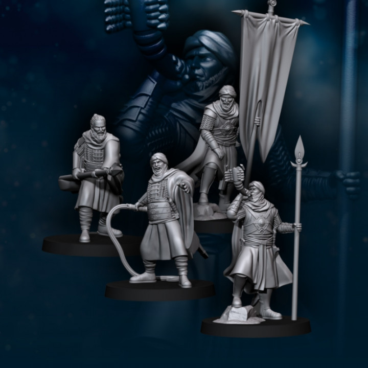 4x Regular Snake Commander | Snake Army | Fantasy