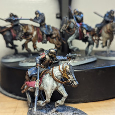 Picture of print of Death Division - Cavalry of the Imperial Force. Dynamic poses.