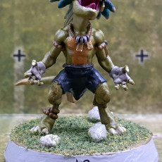 Picture of print of Fantasy Football Little Lizard lineman 09