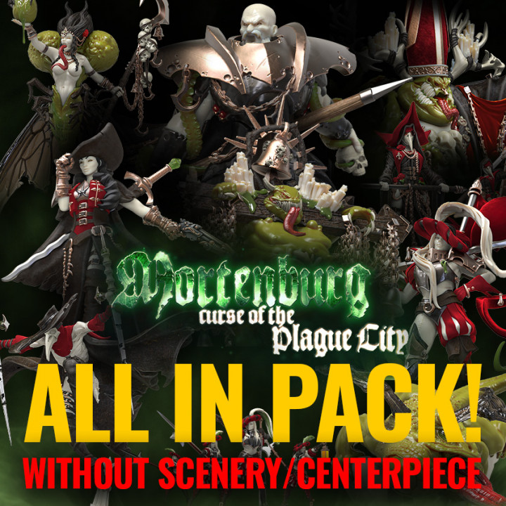 Mortenburg, Curse of the Plague City All in Pack (without scenery/Centerpiece) image